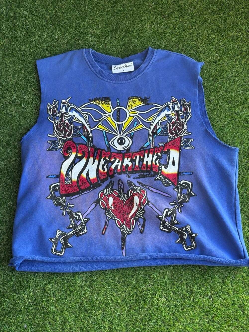 Smoke Rise Unearthed Graphic Terry Muscle Tank Top